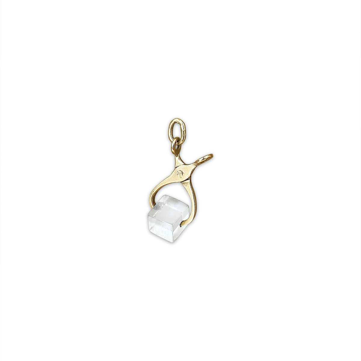 Vintage Ice Tongs Charm by Fewer Finer