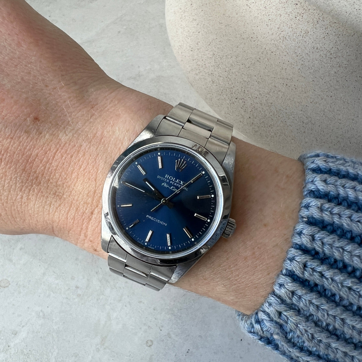 Vintage Rolex Oyster Perpetual Air-King Steel Watch - Fewer Finer