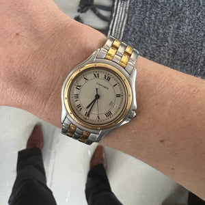 SOLD Vintage Cartier Panthère Cougar 35mm Two Tone Watch