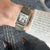 Vintage Cartier Tank Francaise 18K Diamond Watch - Fewer Finer