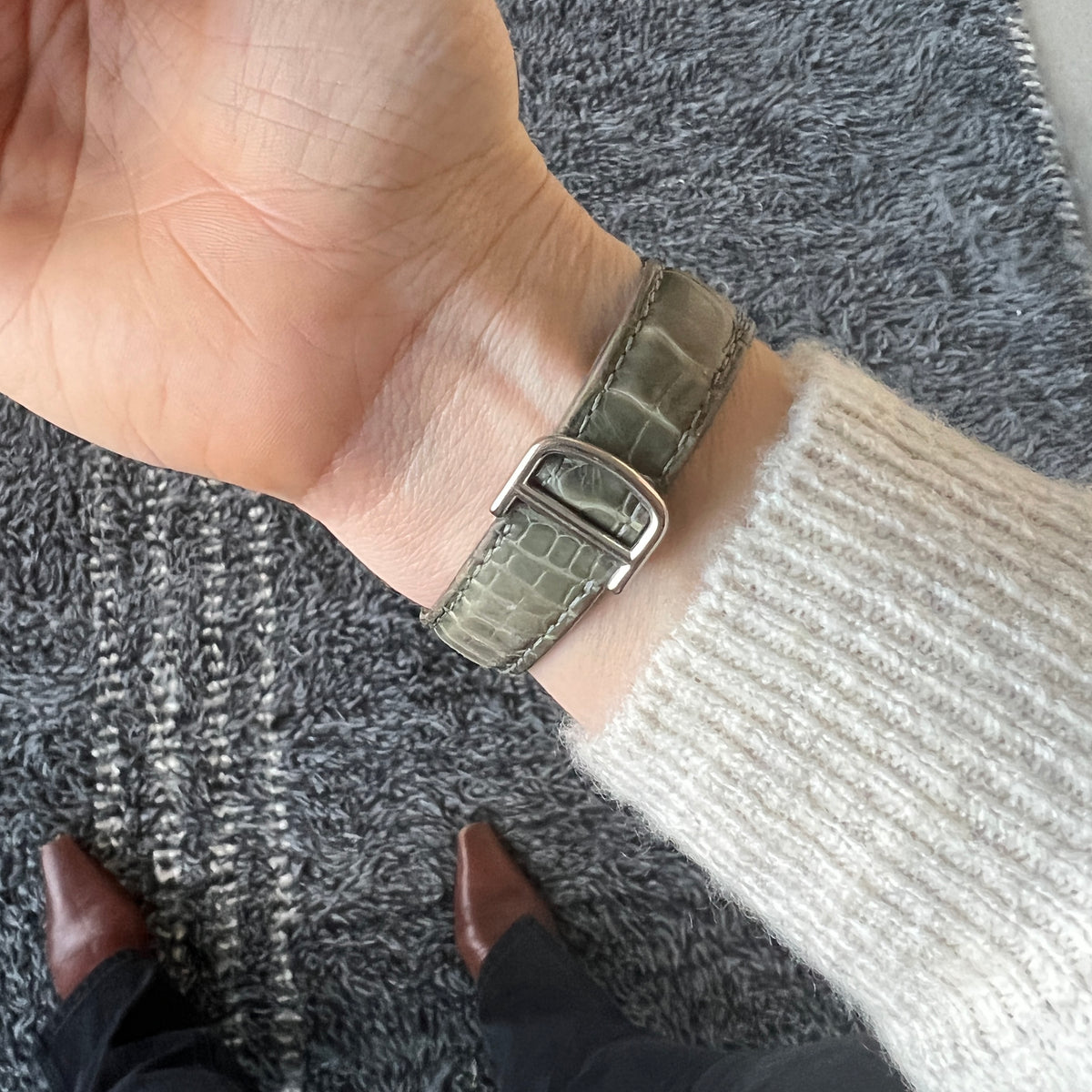 Vintage Cartier Tank Francaise 18K Diamond Watch - Fewer Finer