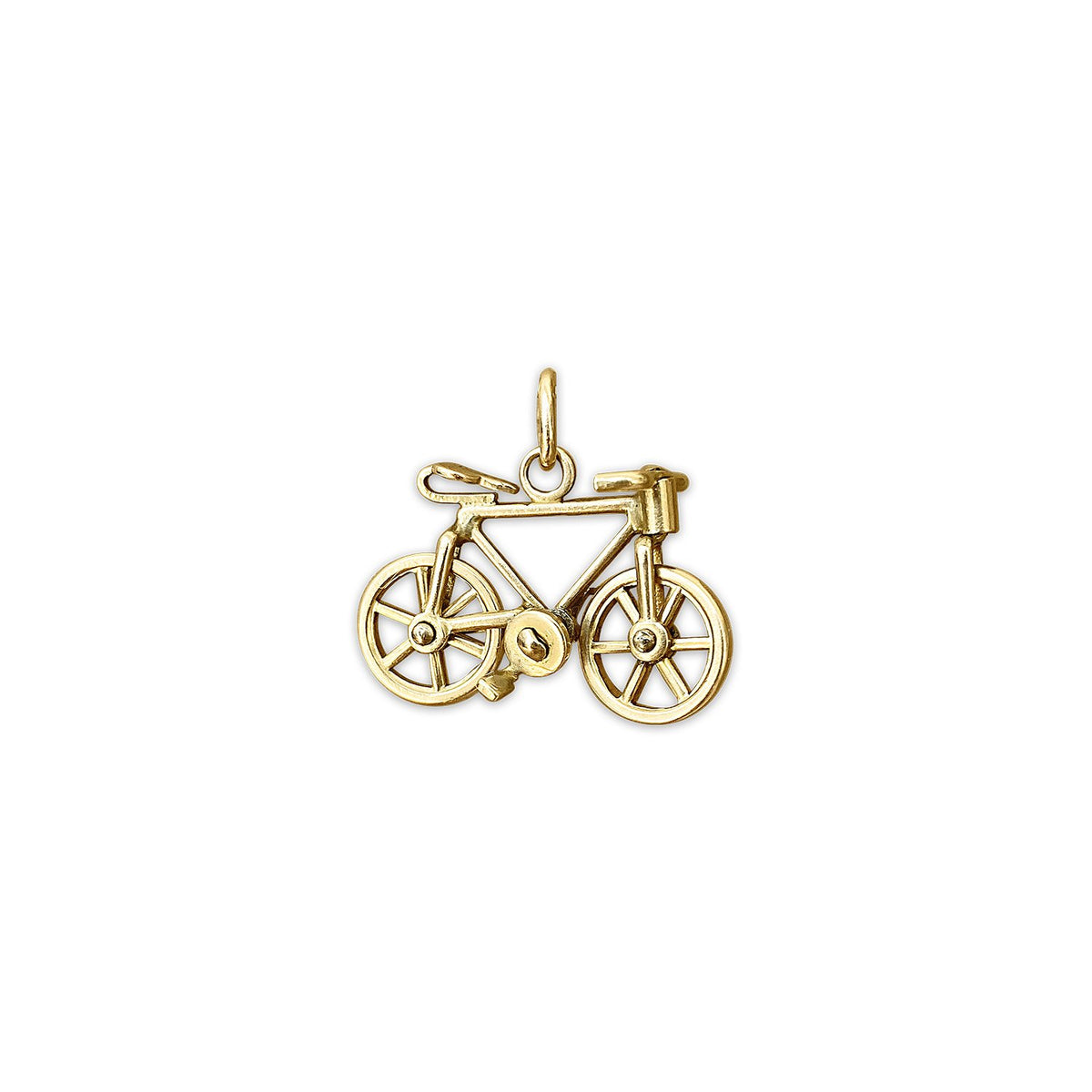 SOLD Vintage Moving Bike Charm