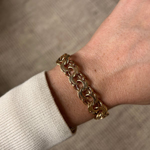Vintage 18K Gold Charm Bracelet