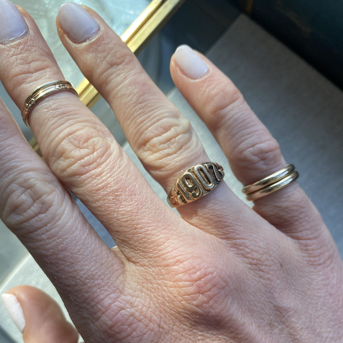 "1907" Vintage Ring by Fewer Finer