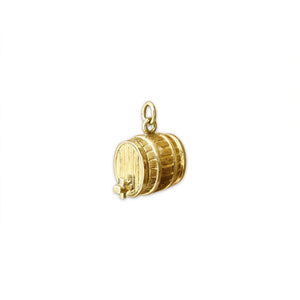 Vintage Wine or Whiskey Barrel Charm by Fewer Finer