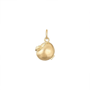 Vintage 14k Gold Adam and Eve Apple Charm
