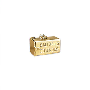 Vintage "Galloping Dominoes" Dice Charm by Fewer Finer