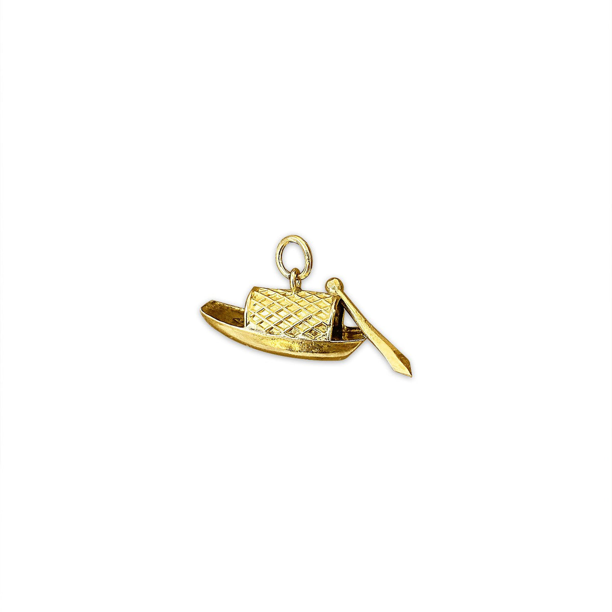 SOLD Vintage Chinese Sampan Boat Charm