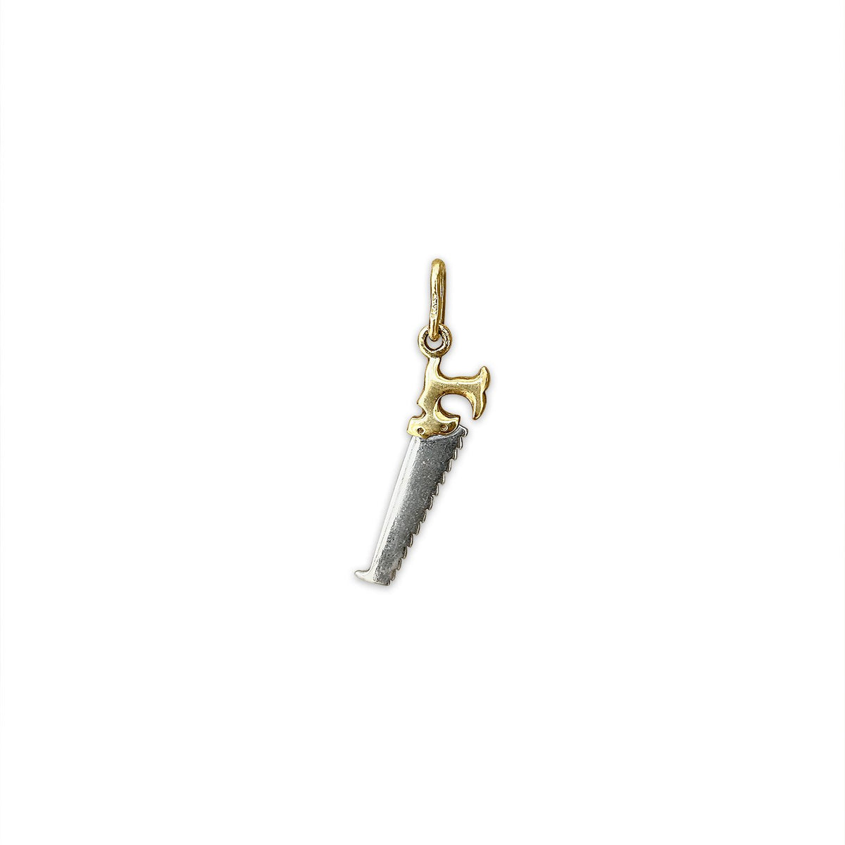 Vintage Saw Charm by Fewer Finer