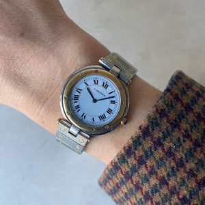 Vintage Cartier Santos Vendome Ronde Two Tone Watch - Fewer Finer