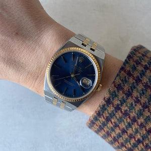 Vintage Rolex Oysterquartz Datejust Two Tone Watch - Fewer Finer