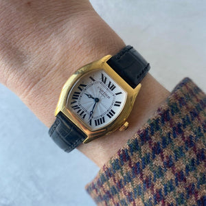 SOLD Vintage Cartier Tortue 28mm 18K Watch