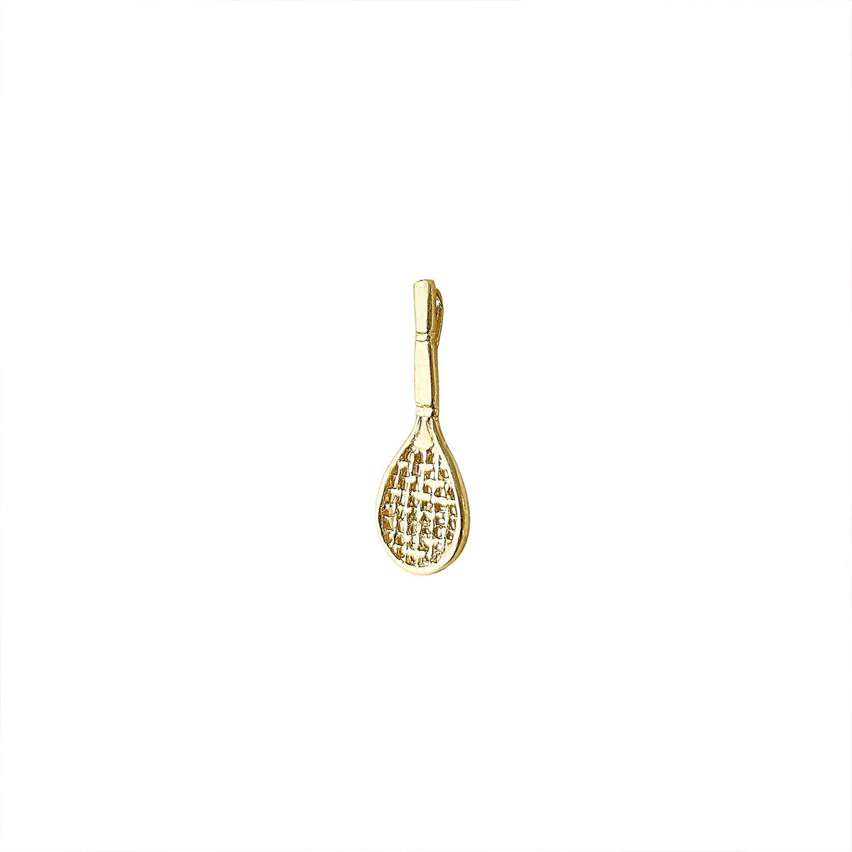 Vintage Paddle Racket Charm by Fewer Finer