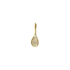 Vintage Paddle Racket Charm by Fewer Finer
