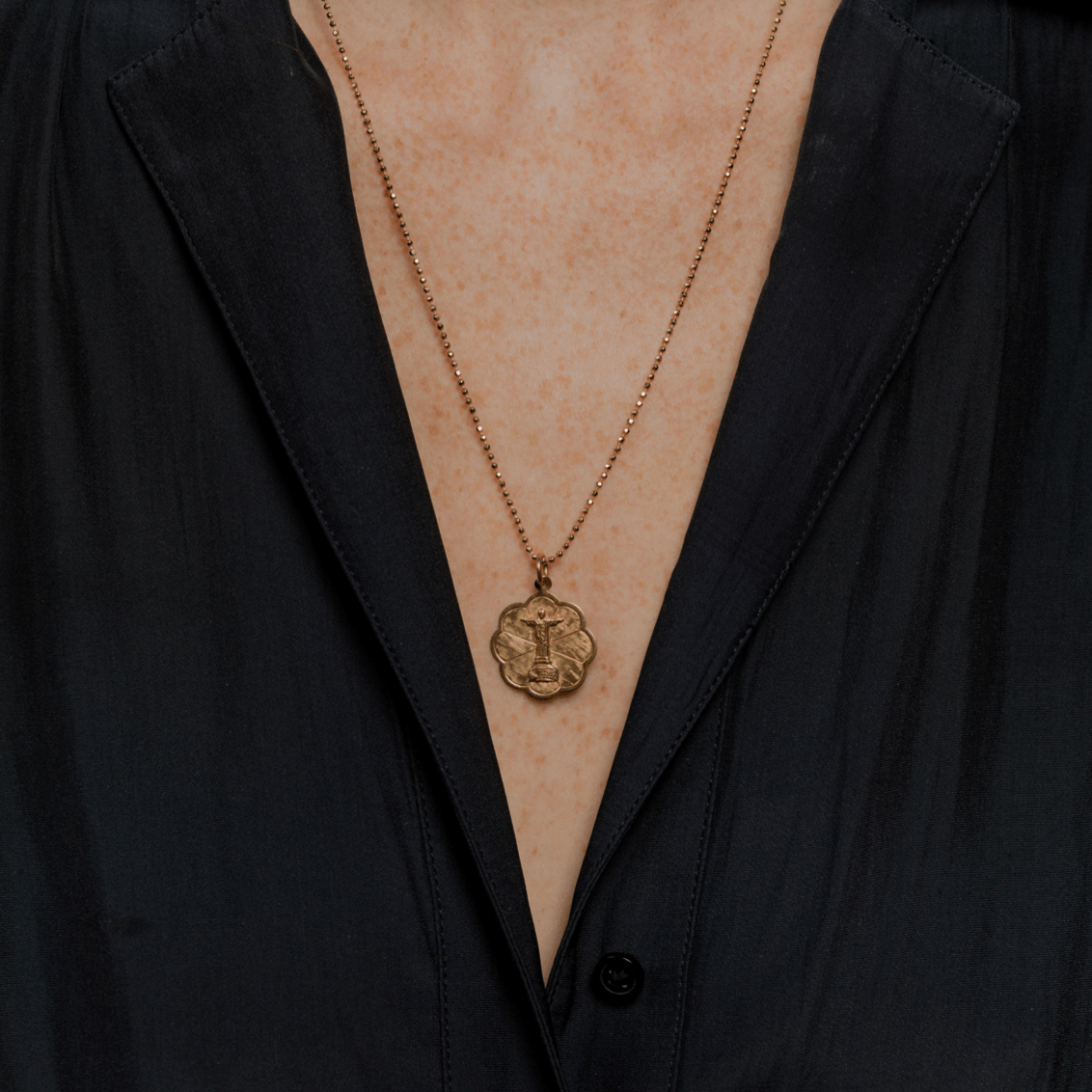 Vintage Christ Charm 