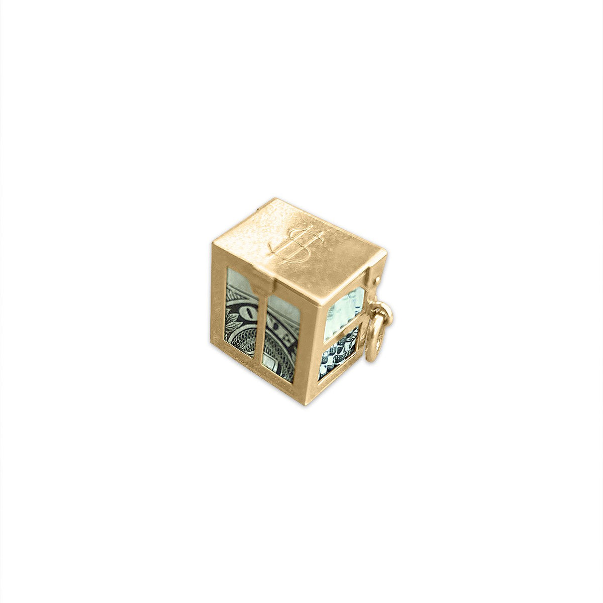 Vintage Dollar Box Charm by Fewer Finer