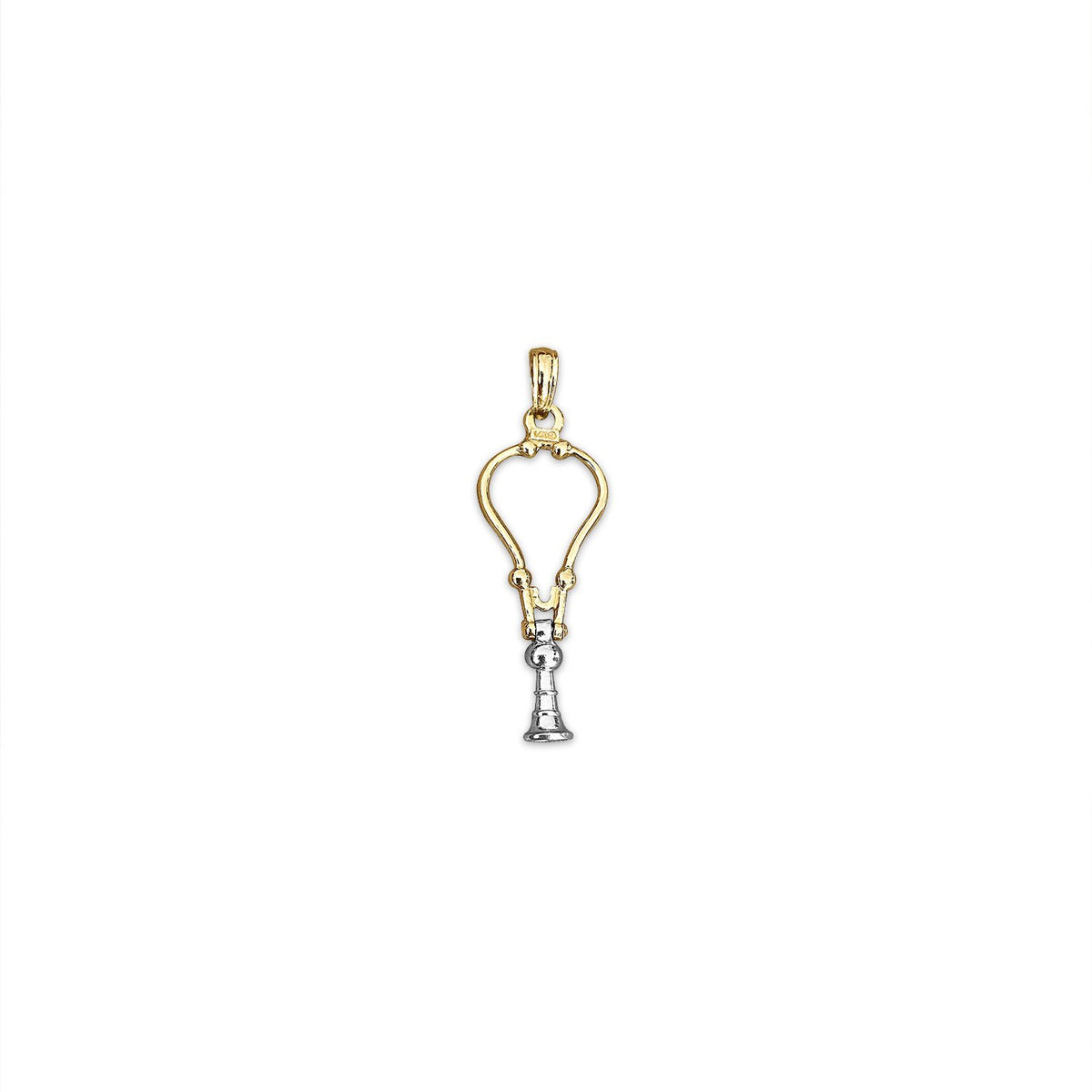 Vintage Nurse's Stethoscope Charm by Fewer Finer