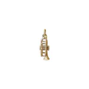 Vintage Trumpet Charm by Fewer Finer