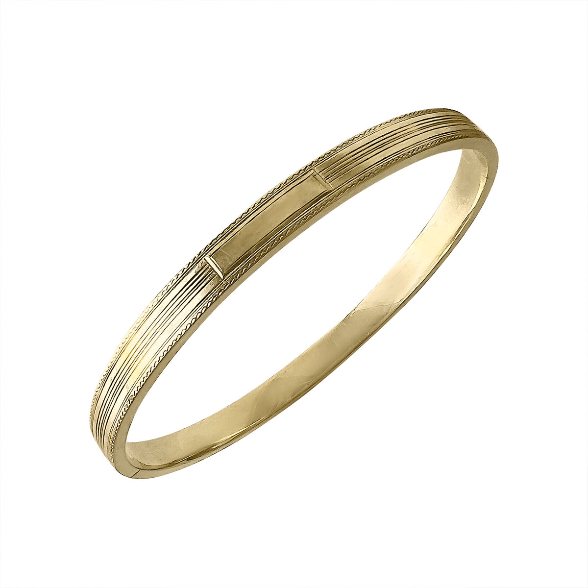 SOLD Vintage Engravable Bangle