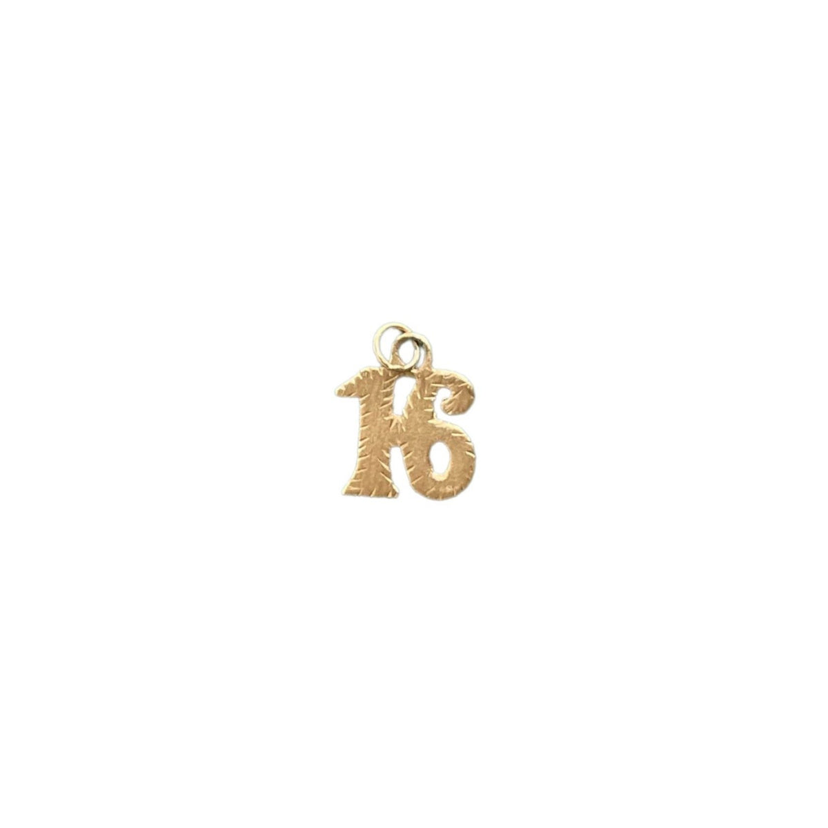 SOLD Vintage Number "16" Charm