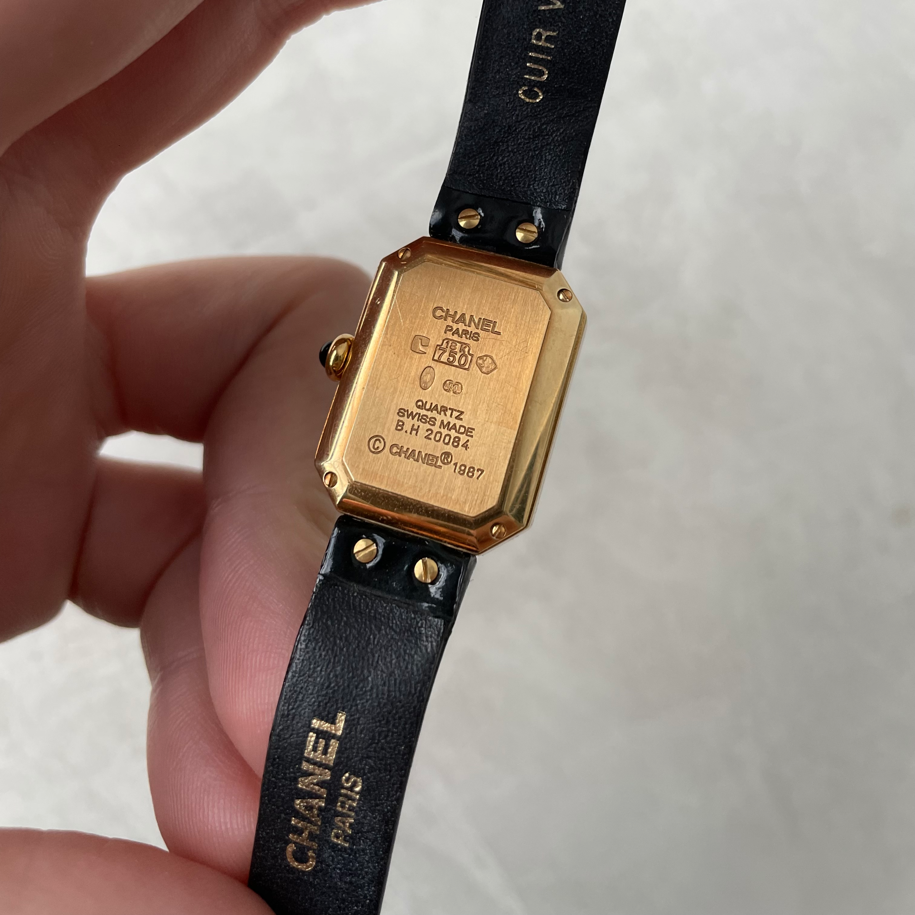 Chanel vintage watch 1987 clearance