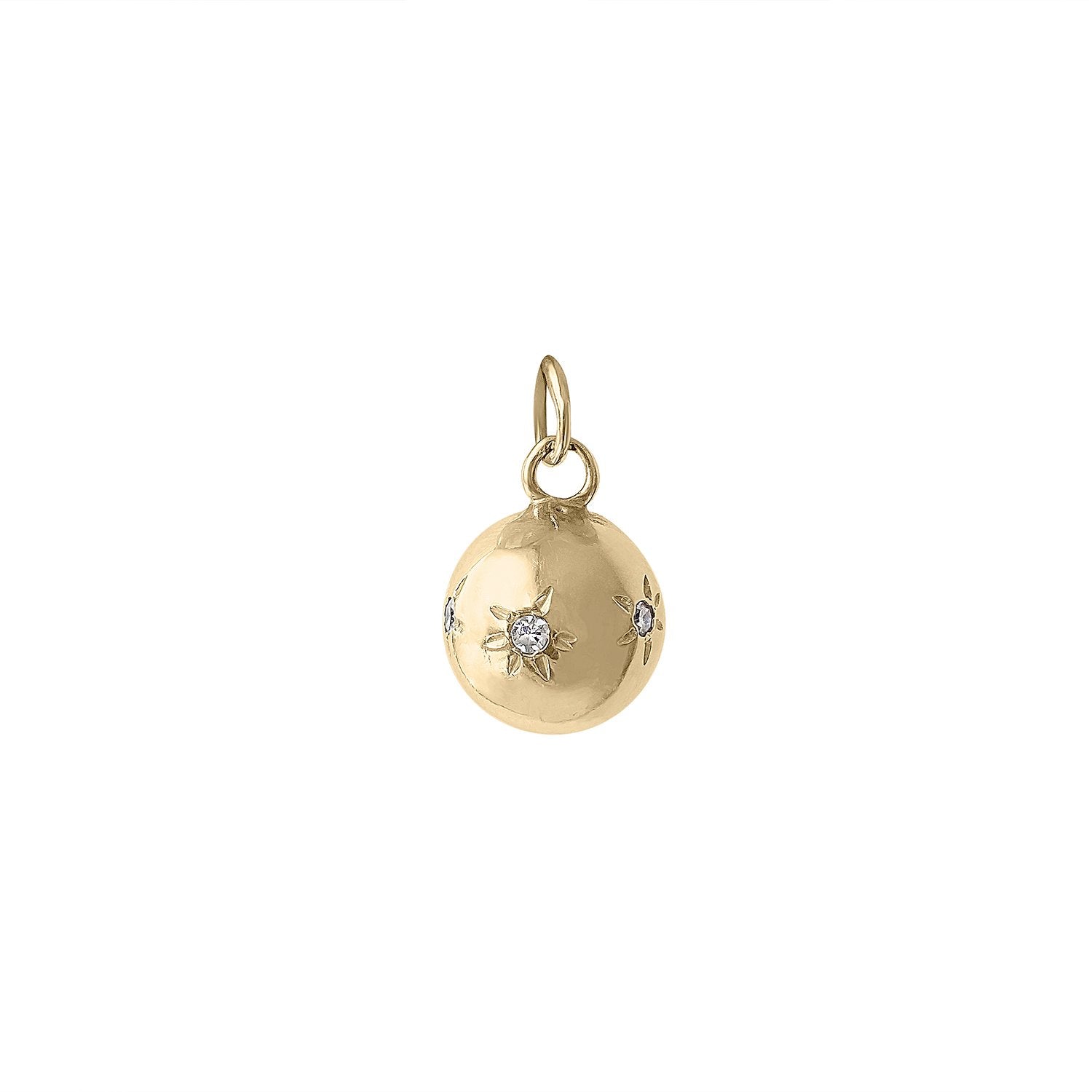 SOLD Vintage Diamond Ball Charm