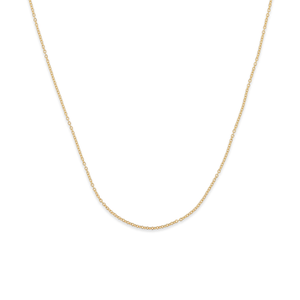 14k gold cable chain necklace 