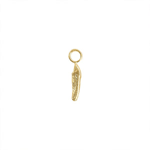 14k solid gold custom dog tooth charm