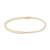 14k gold chain and cuff bracelet with two flush set diamonds