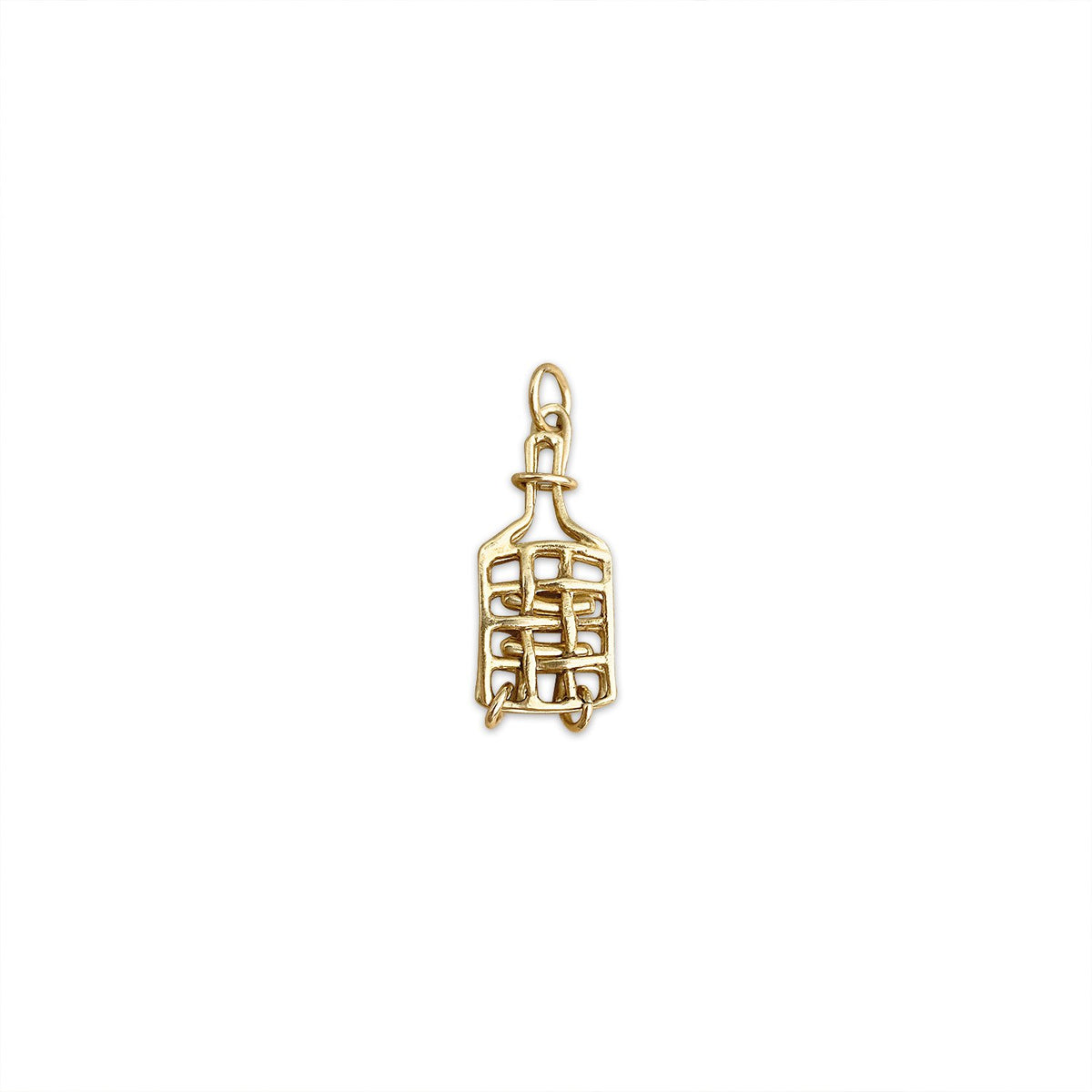 Vintage BBQ Grill Basket Charm by Fewer Finer
