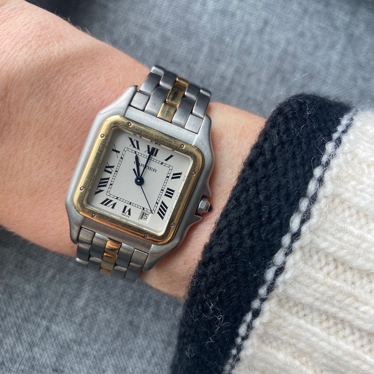 SOLD Vintage Cartier Panthère 27mm Two Tone Watch