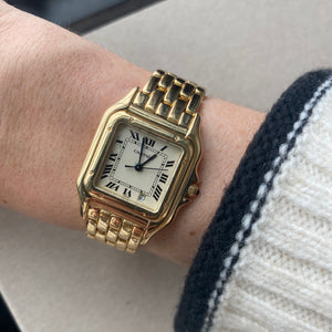 SOLD Vintage Cartier Panthère 27mm 18K Watch