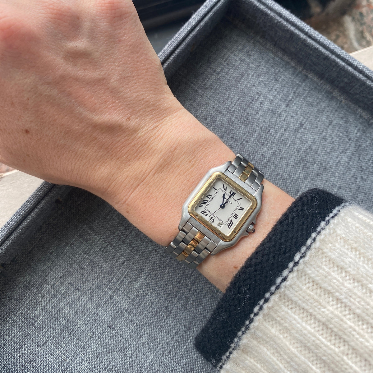 SOLD Vintage Cartier Panthère 27mm Two Tone Watch