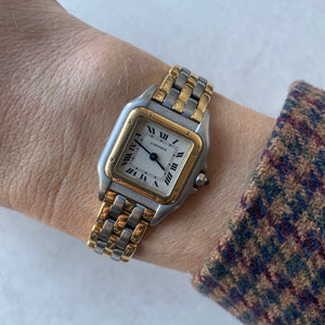 SOLD Vintage Cartier Panthère 22mm Two Tone Watch