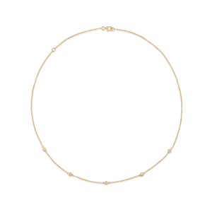 14k gold chain with diamonds 