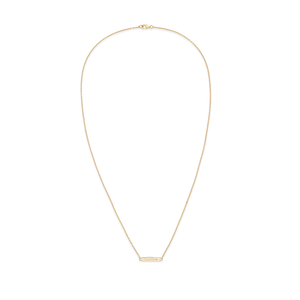 14k gold engravable nameplate necklace 