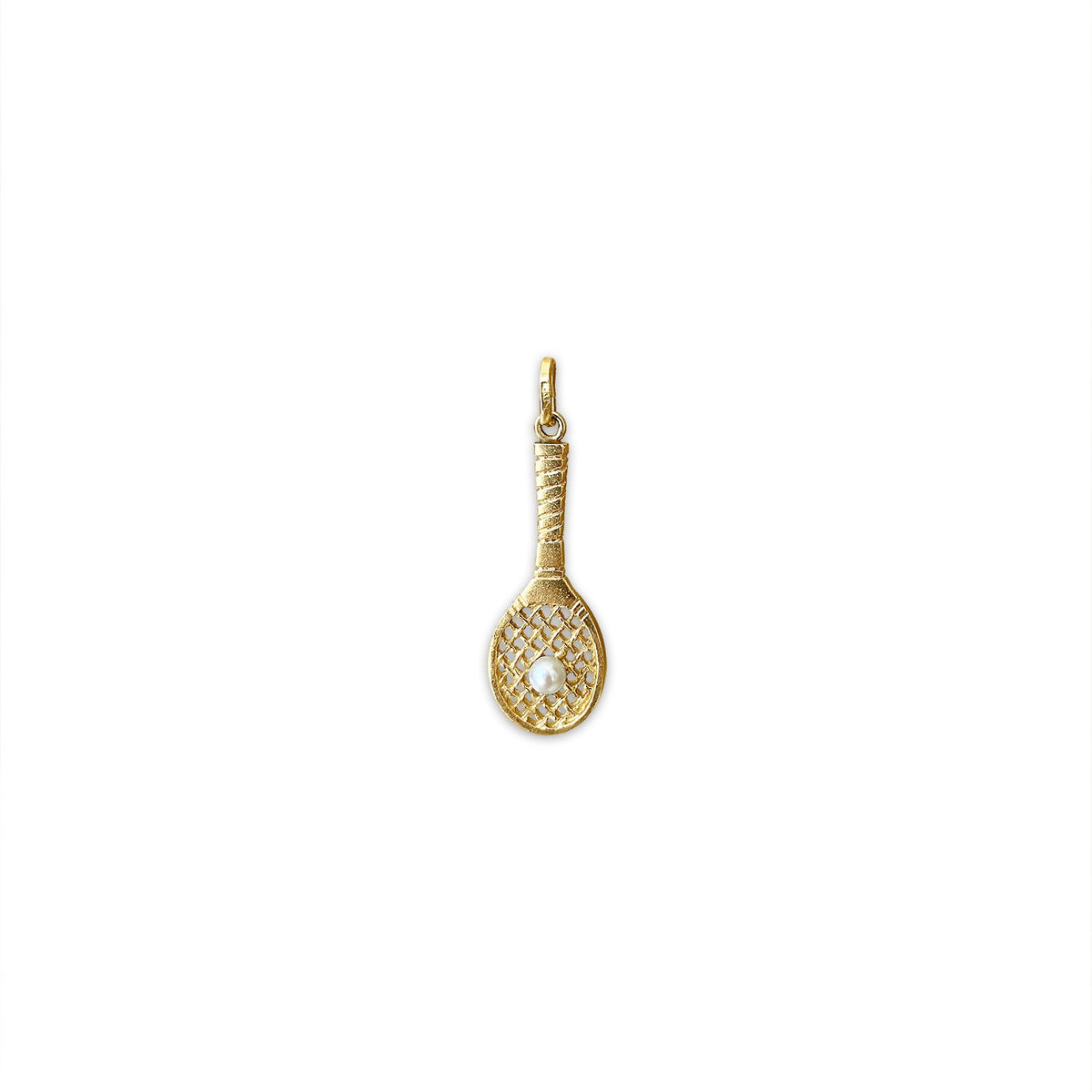 SOLD Vintage Tennis Racket Charm