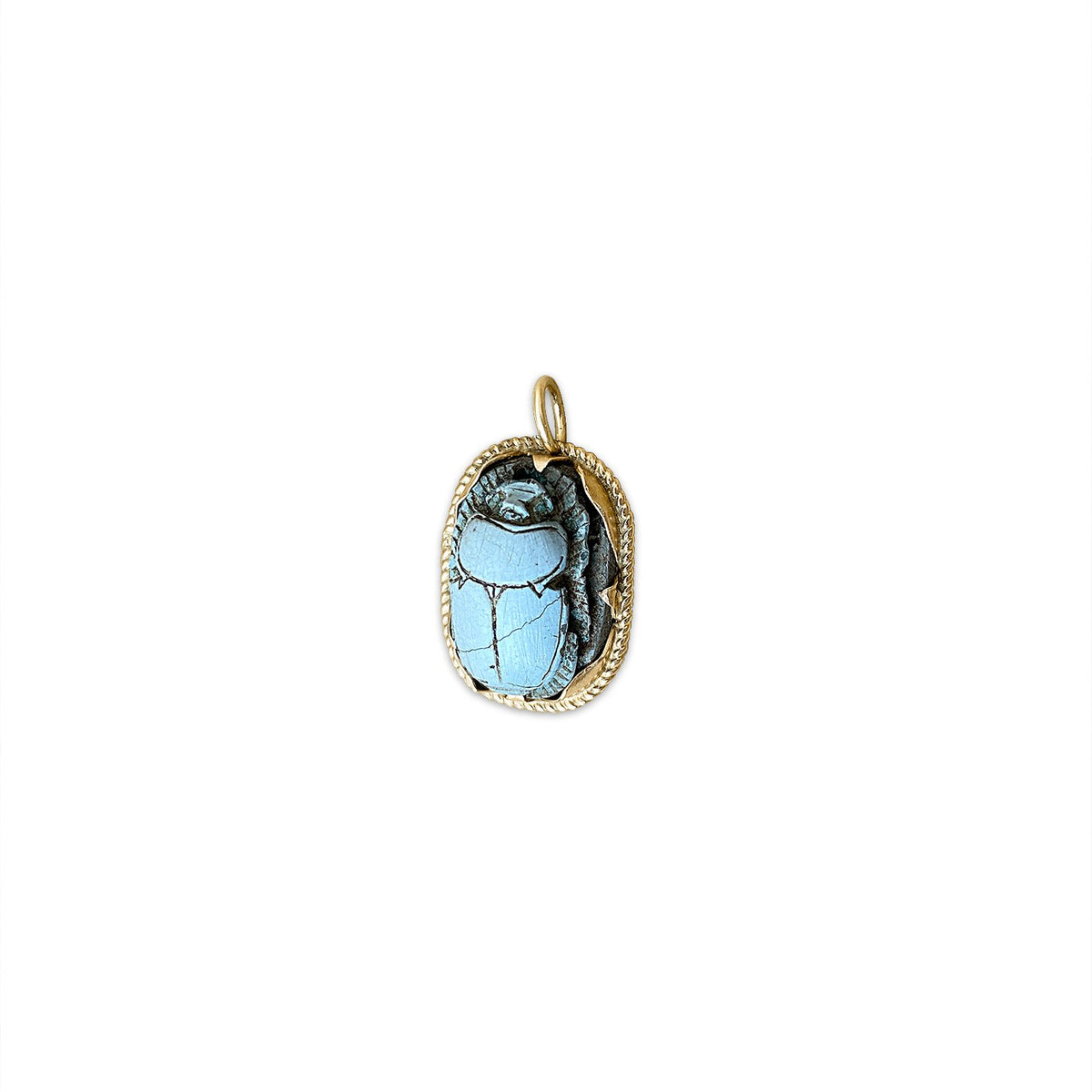 SOLD Vintage Scarab Beetle Charm