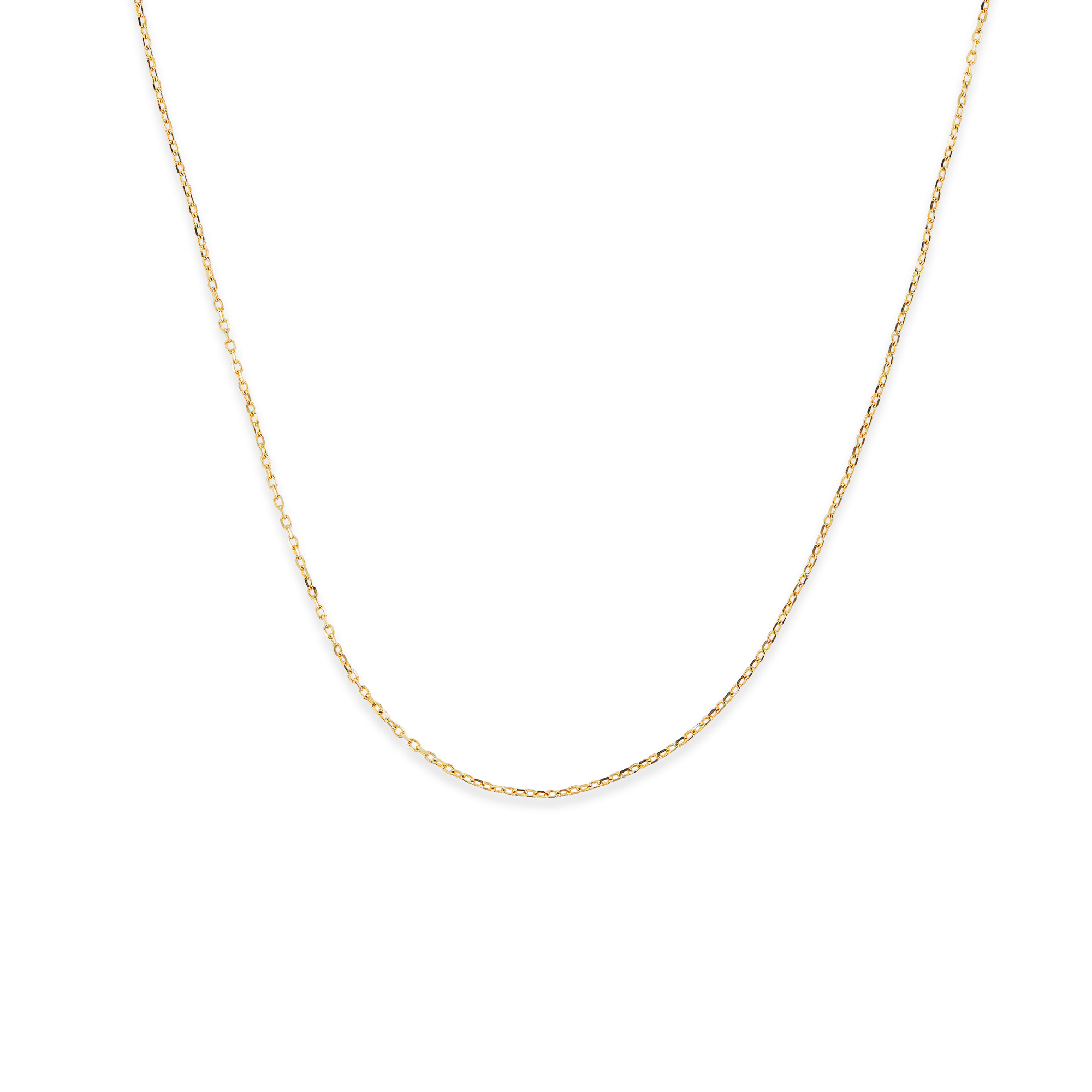 14k gold delicate link chain 