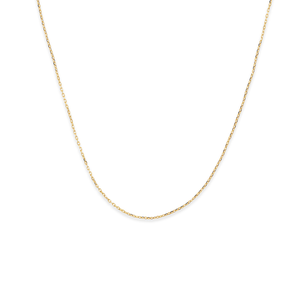 14k gold delicate link chain 